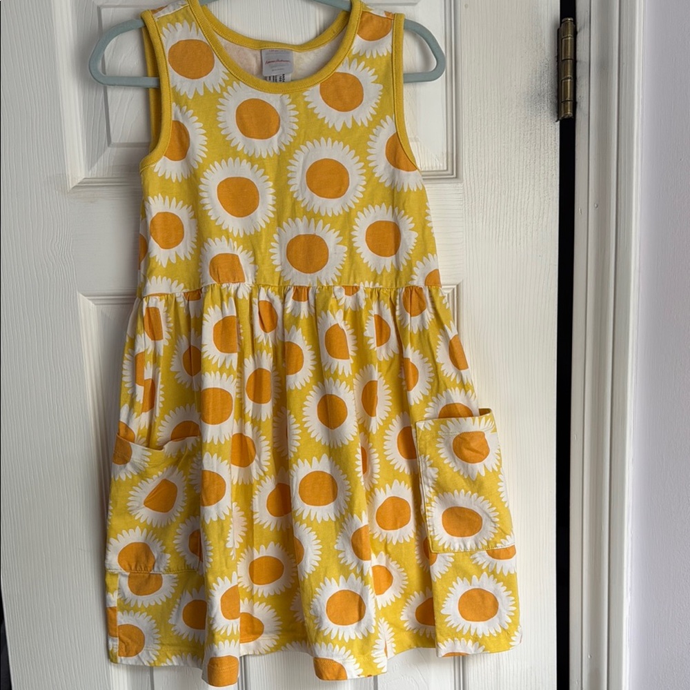 Hanna Andersson Yellow Orange Sleeveless Sundress